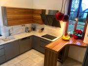 Korpus BR ŠEDÁ PERLIČKA SPAN 621 PE_NK dýha zebráno, povrch. úprava olej ADLER transparent+Len antracitový F433 ST10_PD+ZP CORIAN DUNE PRIMA