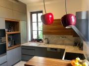 Korpus BR ŠEDÁ PERLIČKA SPAN 621 PE_NK dýha zebráno, povrch. úprava olej ADLER transparent+Len antracitový F433 ST10_PD+ZP CORIAN DUNE PRIMA